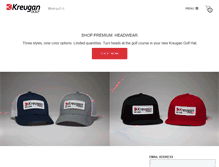 Tablet Screenshot of kreugangolf.com